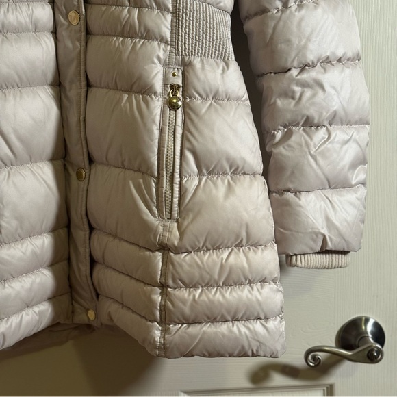 Laundry by Design Ivory Puffer Jacket with Faux Fur - Picture 4 of 12